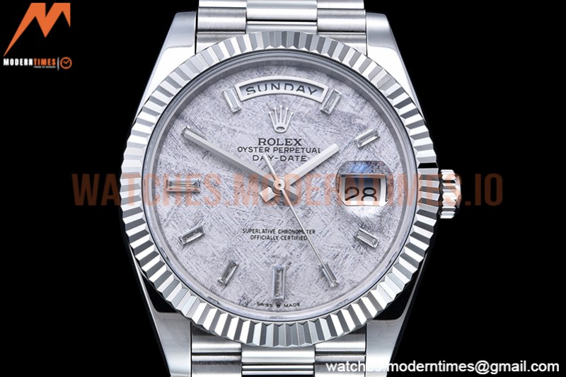 Rolex - DayDate 40mm Flt SS/SS Met/Dia GSF A2836 Mod