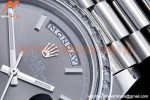 Rolex - DayDate 40mm Dia SS/SS Grey/Stk GSF A2836 Mod