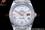 Rolex - DayDate 40mm Dia SS/SS Wht/Rm GSF A2836 Mod