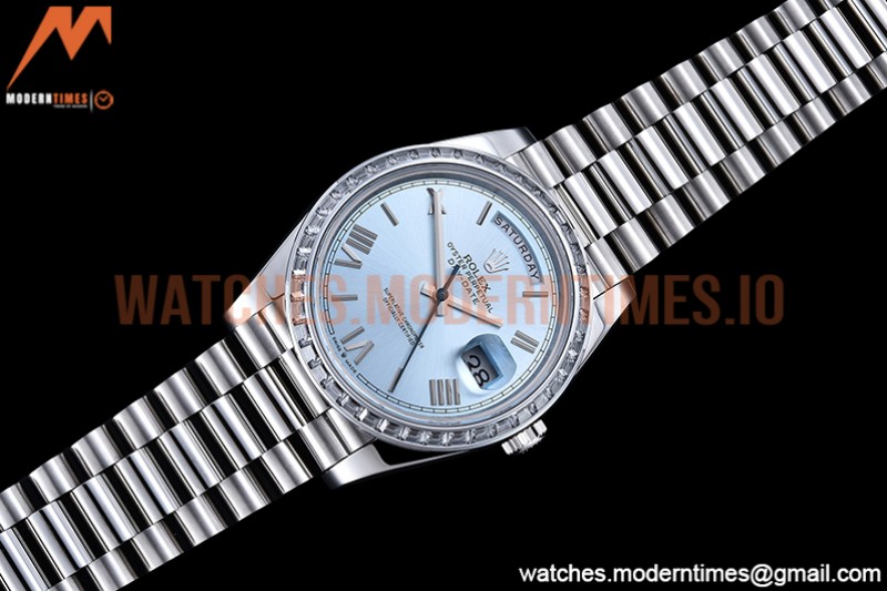 Rolex - DayDate 40mm Dia SS/SS L-Blue/Rm GSF A2836 Mod