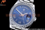 Rolex - DayDate 40mm Dia SS/SS Blue/Rm GSF A2836 Mod