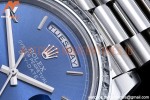 Rolex - DayDate 40mm Dia SS/SS Blue/Rm GSF A2836 Mod