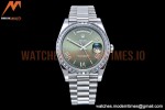 Rolex - DayDate 40mm Dia SS/SS Green/Rm GSF A2836 Mod