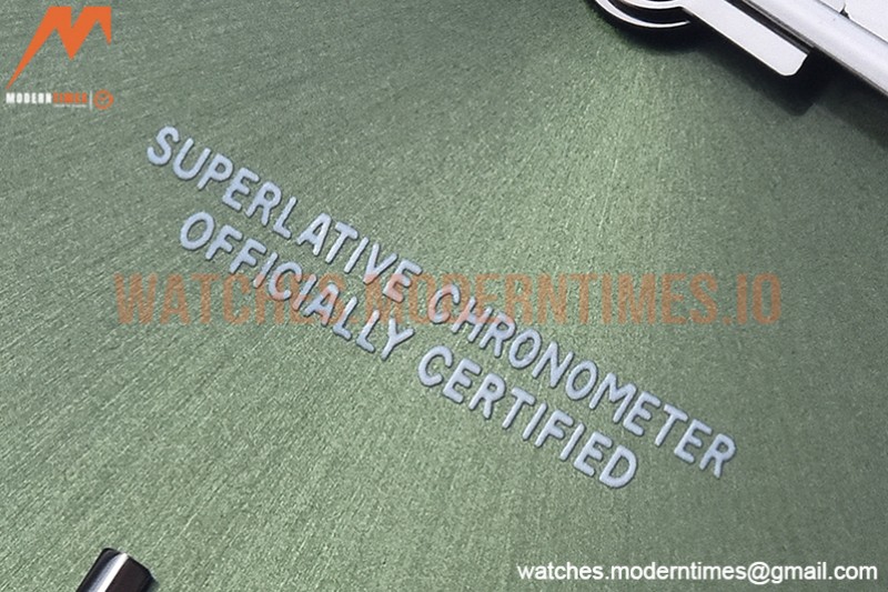 Rolex - DayDate 40mm Dia SS/SS Green/Rm GSF A2836 Mod