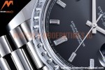 Rolex - DayDate 40mm Dia SS/SS Blk/Dia GSF A2836 Mod