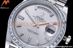 Rolex - DayDate 40mm Dia SS/SS Silv/Dia GSF A2836 Mod