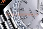 Rolex - DayDate 40mm Dia SS/SS Silv/Dia GSF A2836 Mod