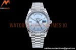 Rolex - DayDate 40mm Dia SS/SS L-Blue/Dia GSF A2836 Mod