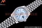 Rolex - DayDate 40mm Dia SS/SS L-Blue/Dia GSF A2836 Mod