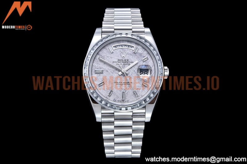 Rolex - DayDate 40mm Dia SS/SS P-Met/Dia GSF A2836 Mod