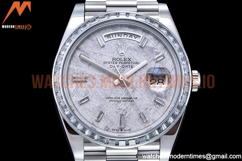 Rolex - DayDate 40mm Dia SS/SS P-Met/Dia GSF A2836 Mod