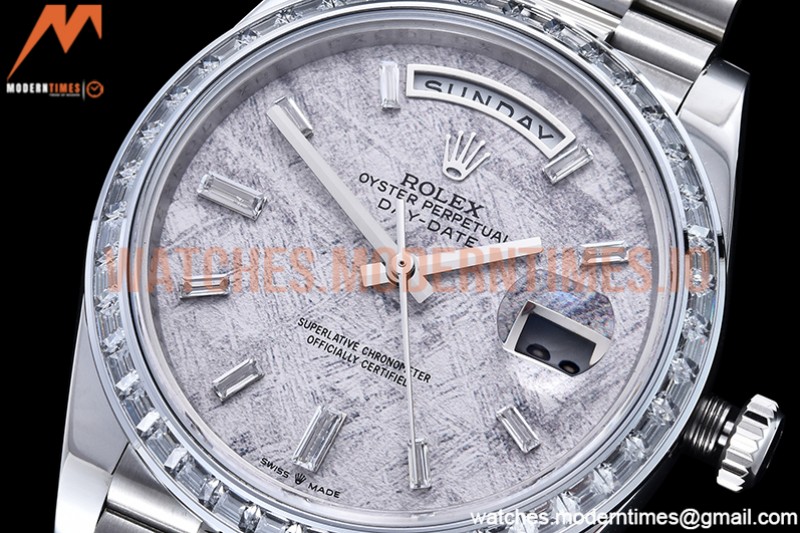 Rolex - DayDate 40mm Dia SS/SS P-Met/Dia GSF A2836 Mod