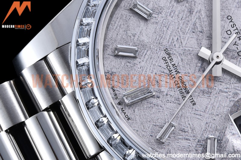 Rolex - DayDate 40mm Dia SS/SS P-Met/Dia GSF A2836 Mod