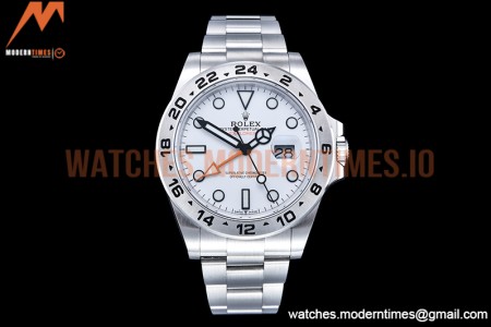 Rolex - Explorer II 226570 904L SS/SS Wht JVS VR3285 CHS