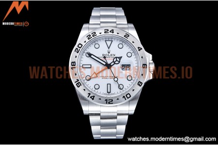 Rolex - Explorer II 226570 904L SS/SS Wht JVS VR3285 CHS