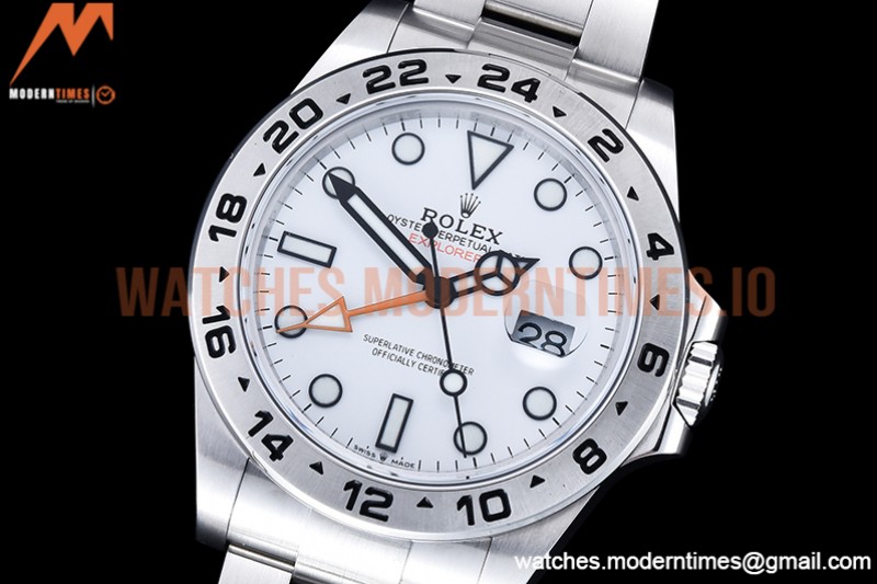 Rolex - Explorer II 226570 904L SS/SS Wht JVS VR3285 CHS