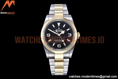Rolex - Explorer 1 124273 36mm 904L YG/SS Blk GMF V2 VR3230
