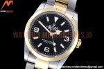 Rolex - Explorer 1 124273 36mm 904L YG/SS Blk GMF V2 VR3230