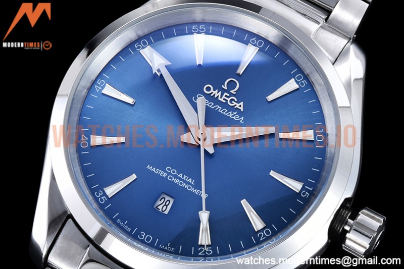Omega - Aqua Terra Shades SS/SS Blue A8F A2813