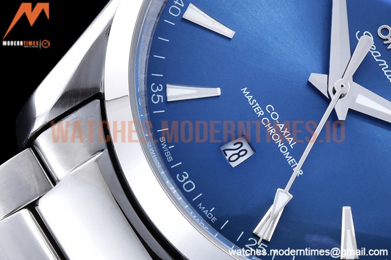 Omega - Aqua Terra Shades SS/SS Blue A8F A2813