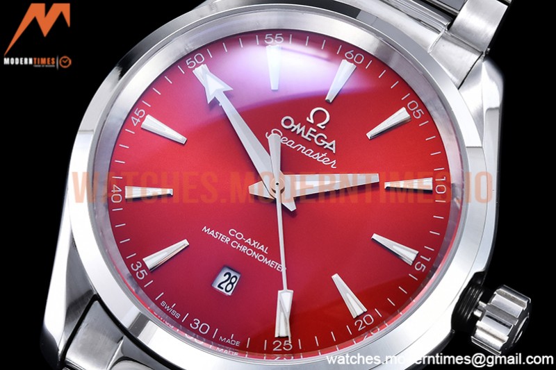 Omega - Aqua Terra Shades SS/SS Red A8F A2813