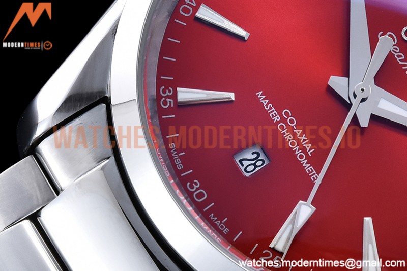 Omega - Aqua Terra Shades SS/SS Red A8F A2813