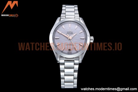 Omega - Aqua Terra Shades 34mm SS/SS P-Grey/RG A8F A2813