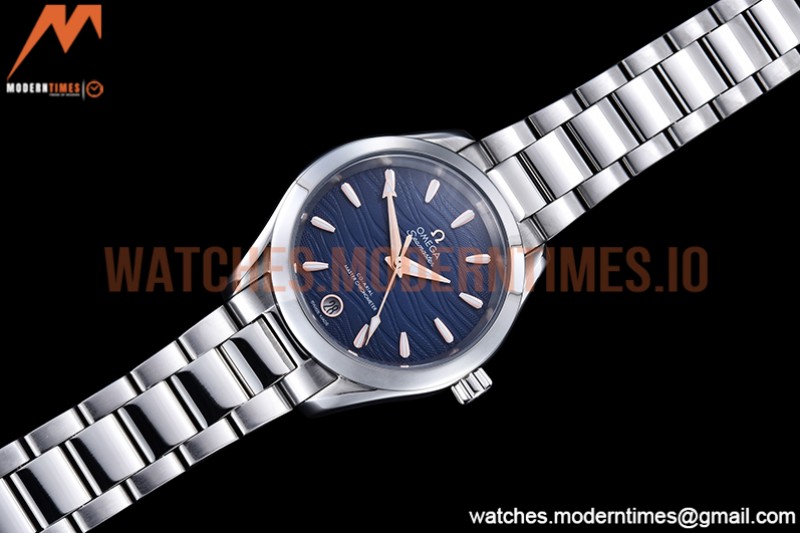 Omega - Aqua Terra Shades 34mm SS/SS P-Blue/RG A8F A2813