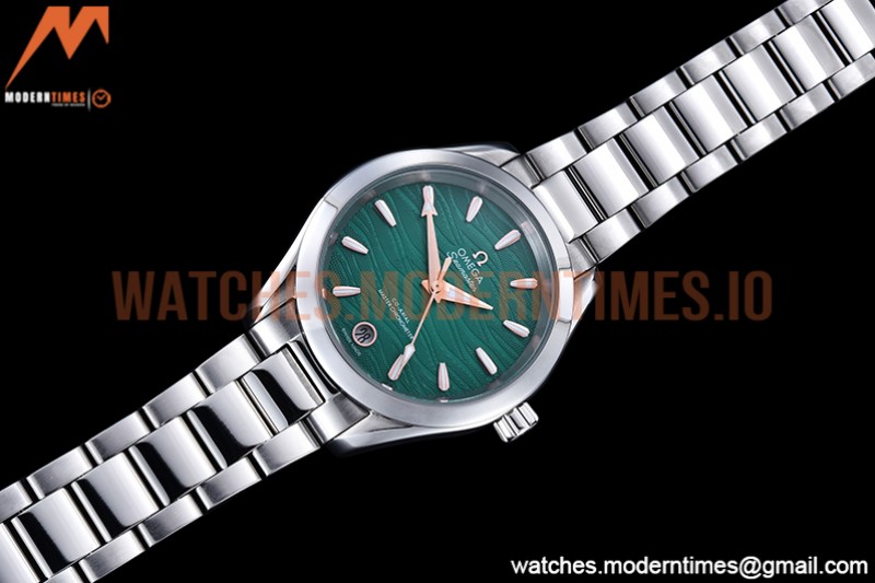 Omega - Aqua Terra Shades 34mm SS/SS P-Green/RG A8F A2813