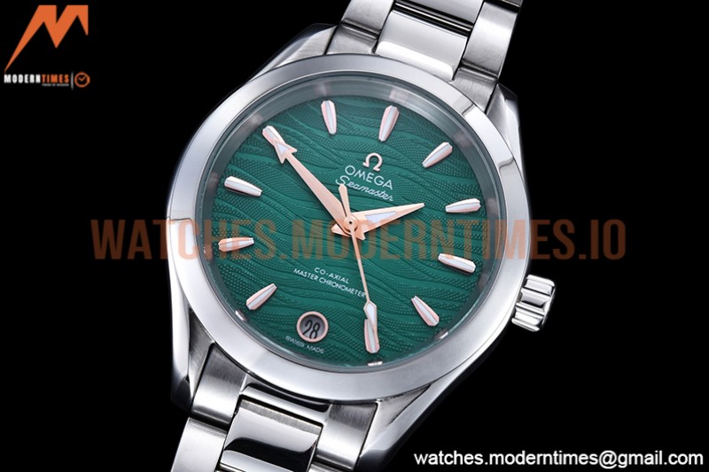 Omega - Aqua Terra Shades 34mm SS/SS P-Green/RG A8F A2813