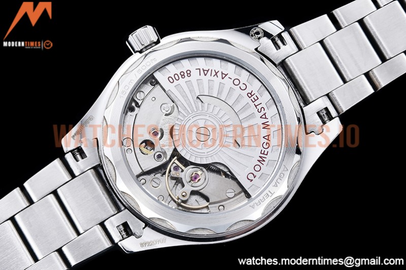 Omega - Aqua Terra Shades 34mm SS/SS Pink A8F A2813
