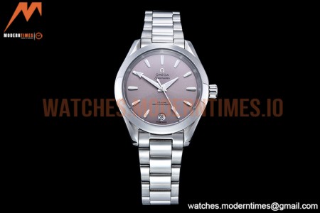 Omega - Aqua Terra Shades 34mm SS/SS Grey A8F A2813