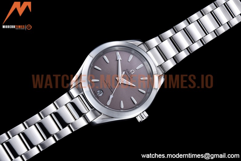 Omega - Aqua Terra Shades 34mm SS/SS Grey A8F A2813