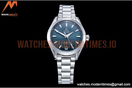 Omega - Aqua Terra Shades 34mm SS/SS Green A8F A2813