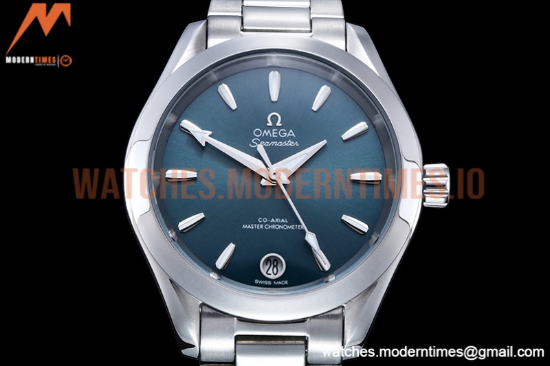 Omega - Aqua Terra Shades 34mm SS/SS Green A8F A2813