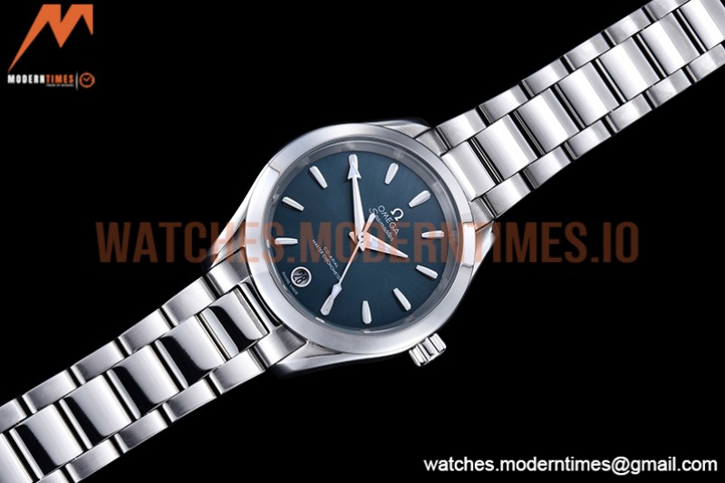 Omega - Aqua Terra Shades 34mm SS/SS Green A8F A2813