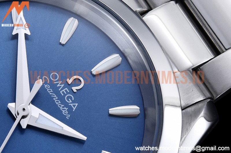 Omega - Aqua Terra Shades 34mm SS/SS Blue A8F A2813
