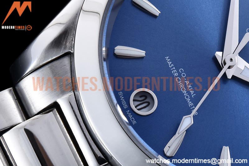 Omega - Aqua Terra Shades 34mm SS/SS Blue A8F A2813
