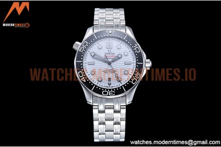 Omega - Seamaster 300m 2018 Blk SS/SS White GDF MY8215