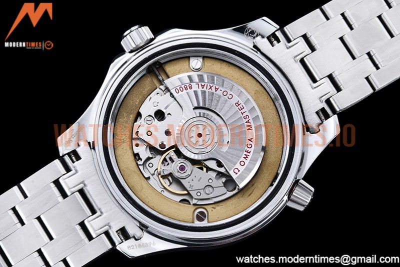 Omega - Seamaster 300m 2018 Blk SS/SS White GDF MY8215
