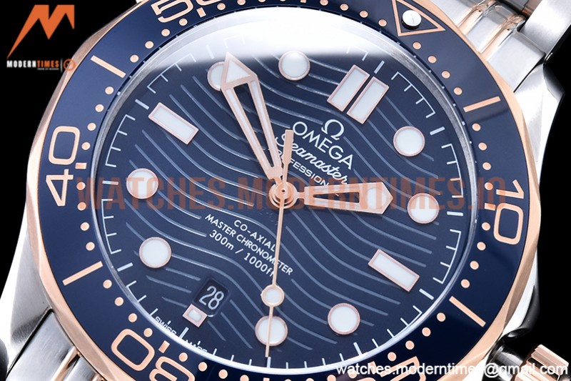 Omega - Seamaster 300m 2018 Blue RG/SS Blue GDF MY8215