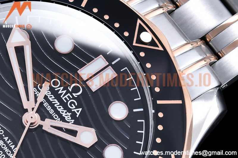Omega - Seamaster 300m 2018 Blk RG/SS Black GDF MY8215