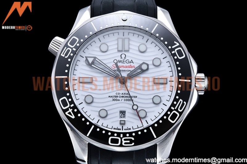 Omega - Seamaster 300m 2018 Blk SS/RU White GDF MY8215