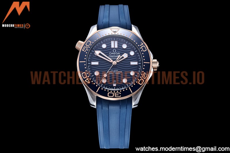 Omega - Seamaster 300m 2018 Blue RG/SS/RU Blue GDF MY8215