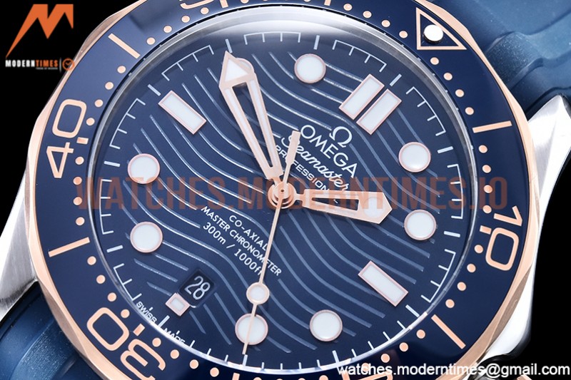 Omega - Seamaster 300m 2018 Blue RG/SS/RU Blue GDF MY8215