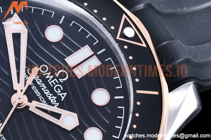 Omega - Seamaster 300m 2018 Blk RG/SS/RU Black GDF MY8215